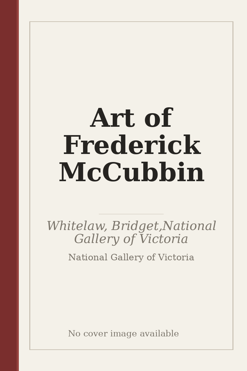 Art of Frederick McCubbin - no cover image available