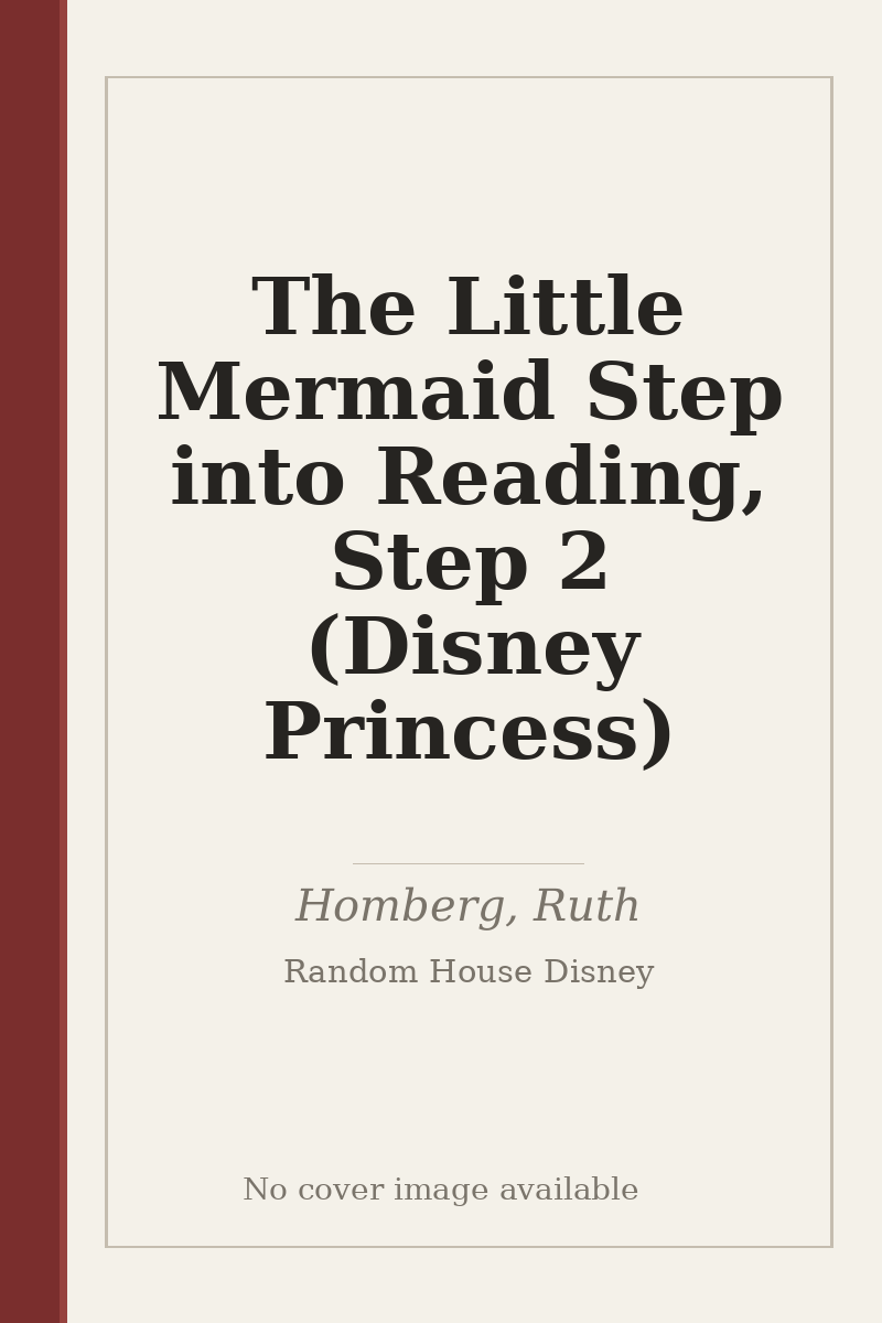 The Little Mermaid Step into Reading, Step 2 (Disney Princess) - no cover image available