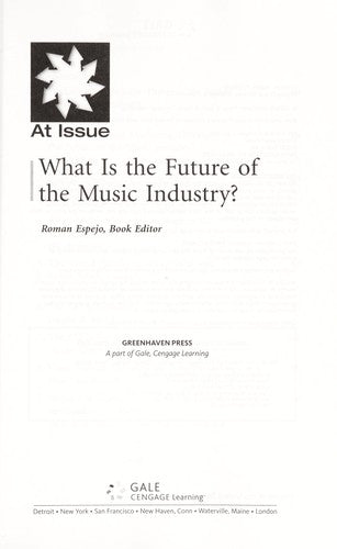What Is the Future of the Music Industry? (At Issue (Paperback))