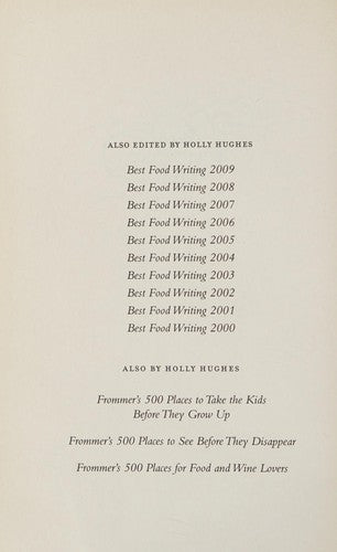 Best Food Writing 2010