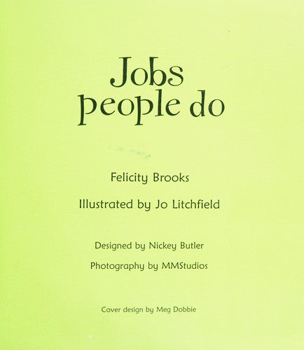 Jobs People Do