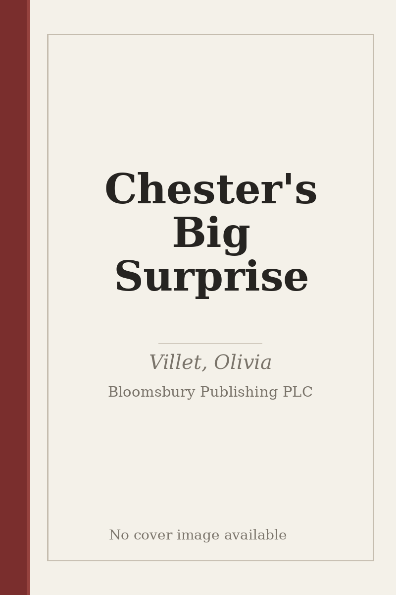 Chester's Big Surprise - no cover image available