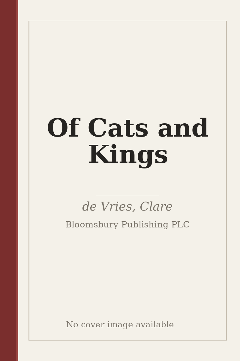Of Cats and Kings - no cover image available