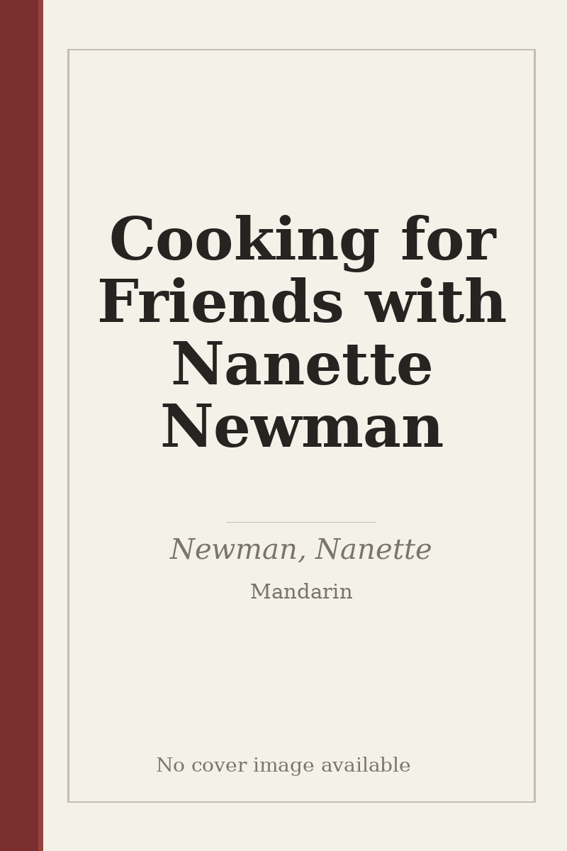 Cooking for Friends with Nanette Newman - no cover image available
