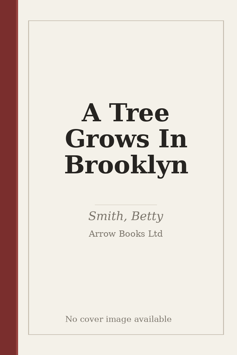 A Tree Grows In Brooklyn - no cover image available