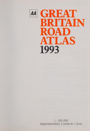 Great Britain Road Atlas 1993