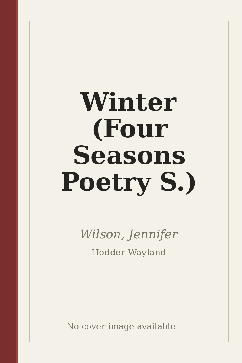 Winter (Four Seasons Poetry S.) - no cover image available