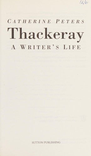 Thackeray: A Writer's Life