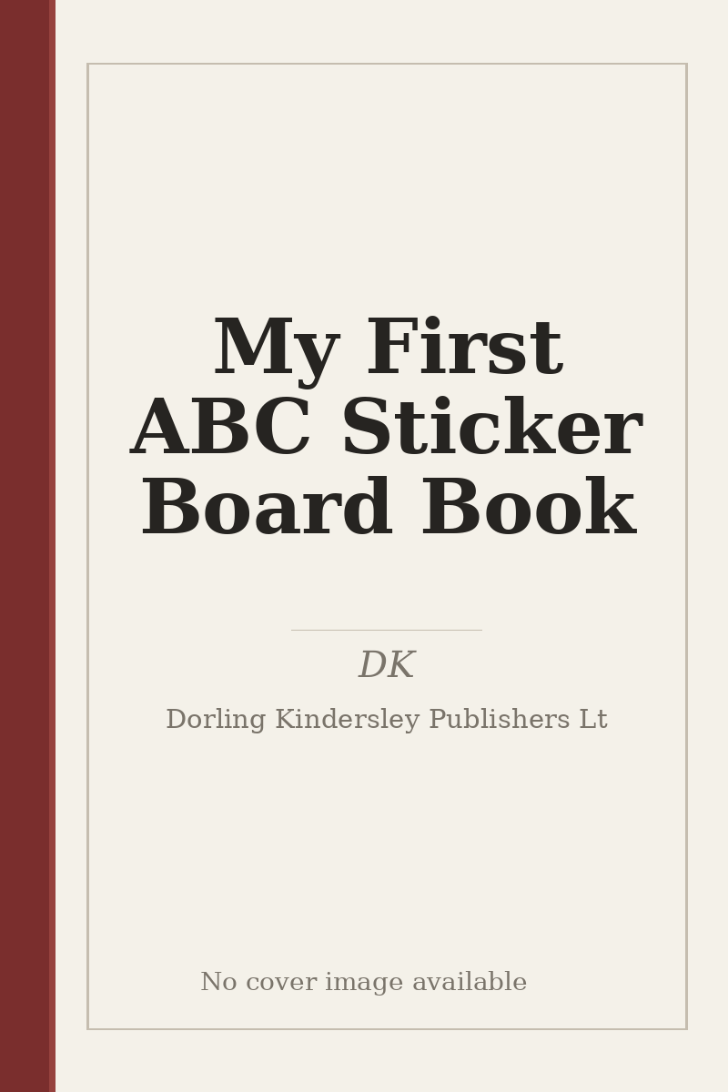 My First ABC Sticker Board Book - no cover image available