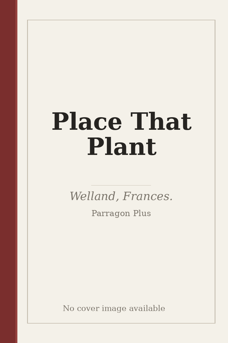 Place That Plant - no cover image available