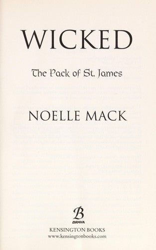 Wicked (The Pack of St James)