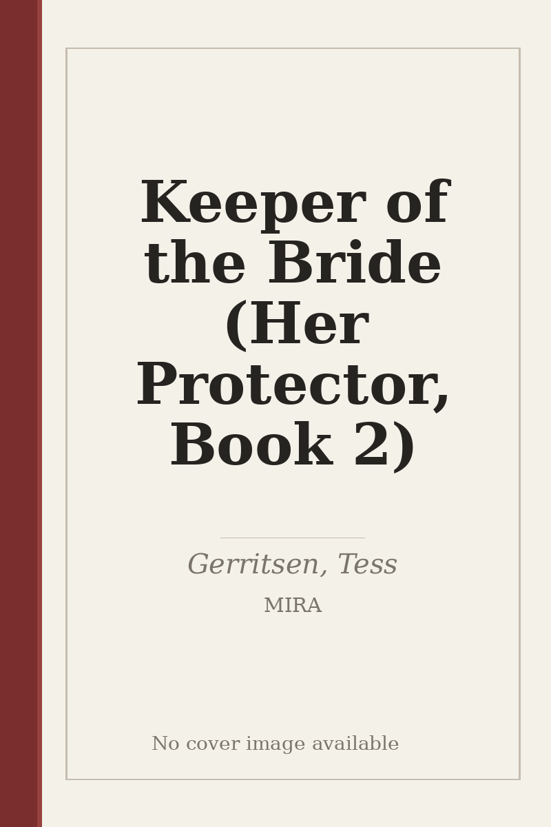 Keeper of the Bride (Her Protector, Book 2) - no cover image available