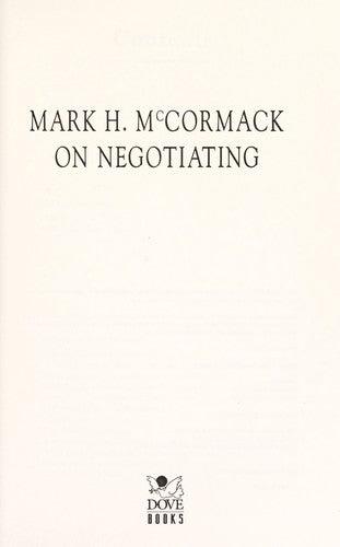 On Negotiating