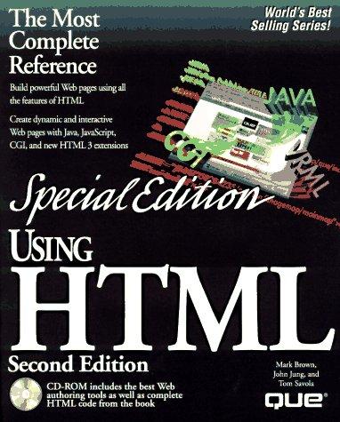 Using HTML: Special Edition (Special Edition Using)