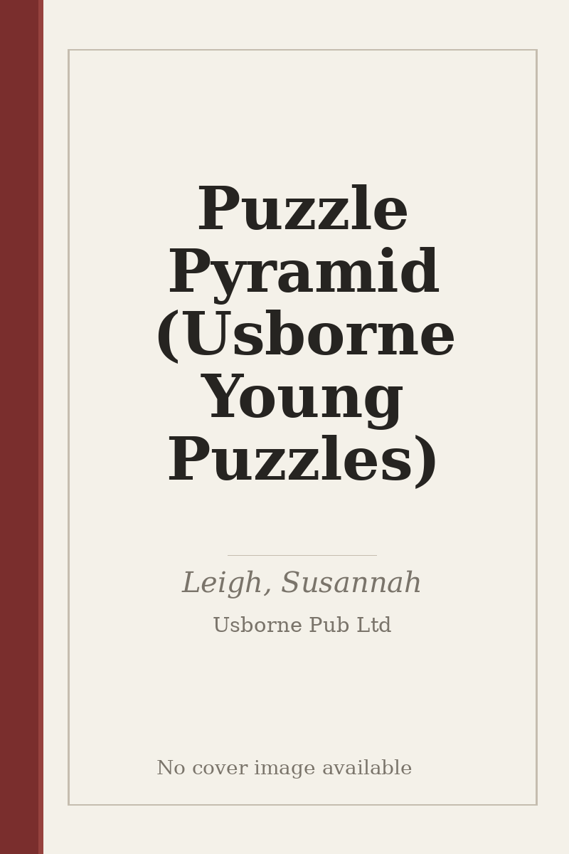Puzzle Pyramid (Usborne Young Puzzles) - no cover image available