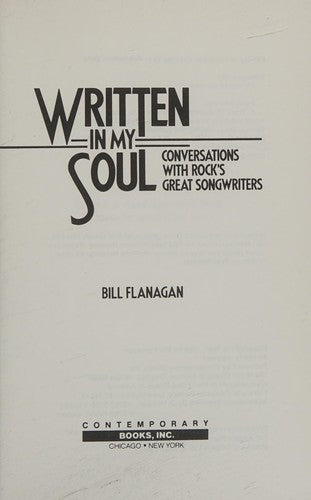 Written in My Soul