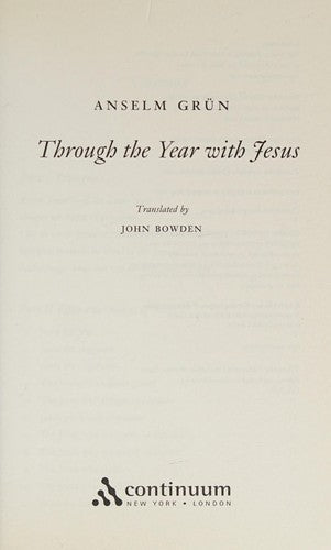 Through the Year with Jesus (Continuum Icons Series)