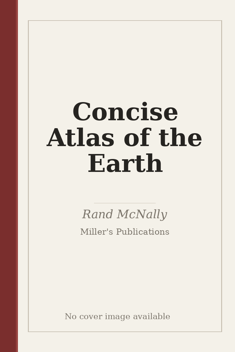 Concise Atlas of the Earth - no cover image available