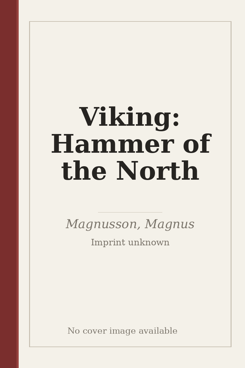 Viking: Hammer of the North - no cover image available