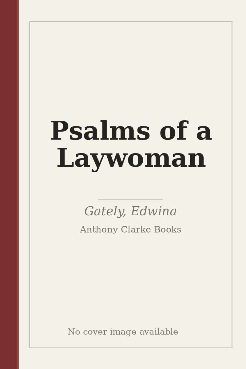 Psalms of a Laywoman - no cover image available