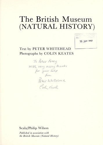 The British Museum (Natural History)
