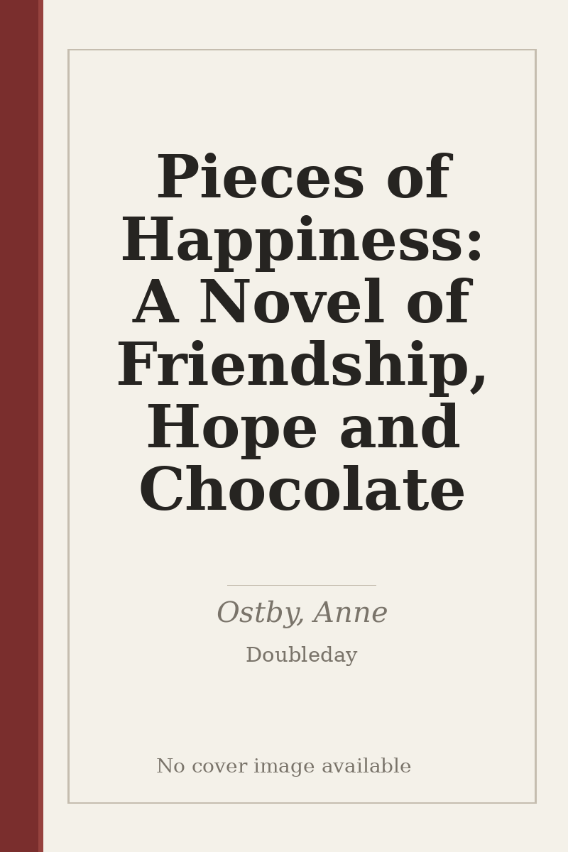 Pieces of Happiness: A Novel of Friendship, Hope and Chocolate - no cover image available