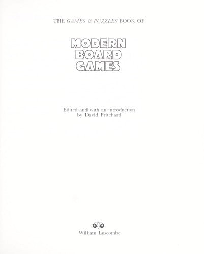 Modern Board Games