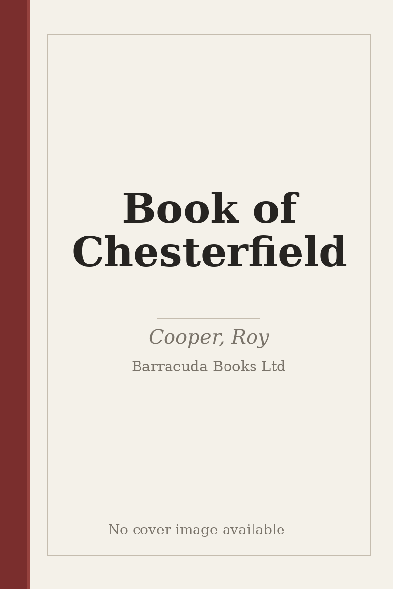 Book of Chesterfield - no cover image available