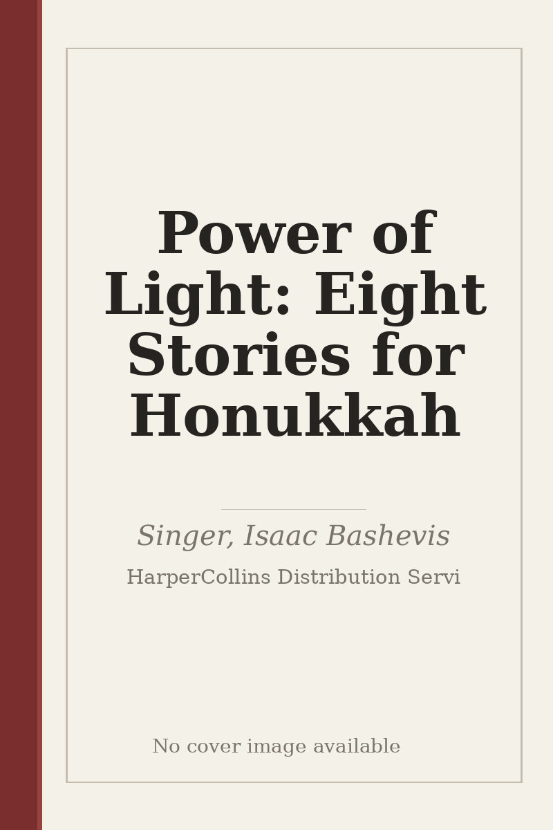 Power of Light: Eight Stories for Honukkah - no cover image available