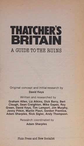 Thatcher's Britain