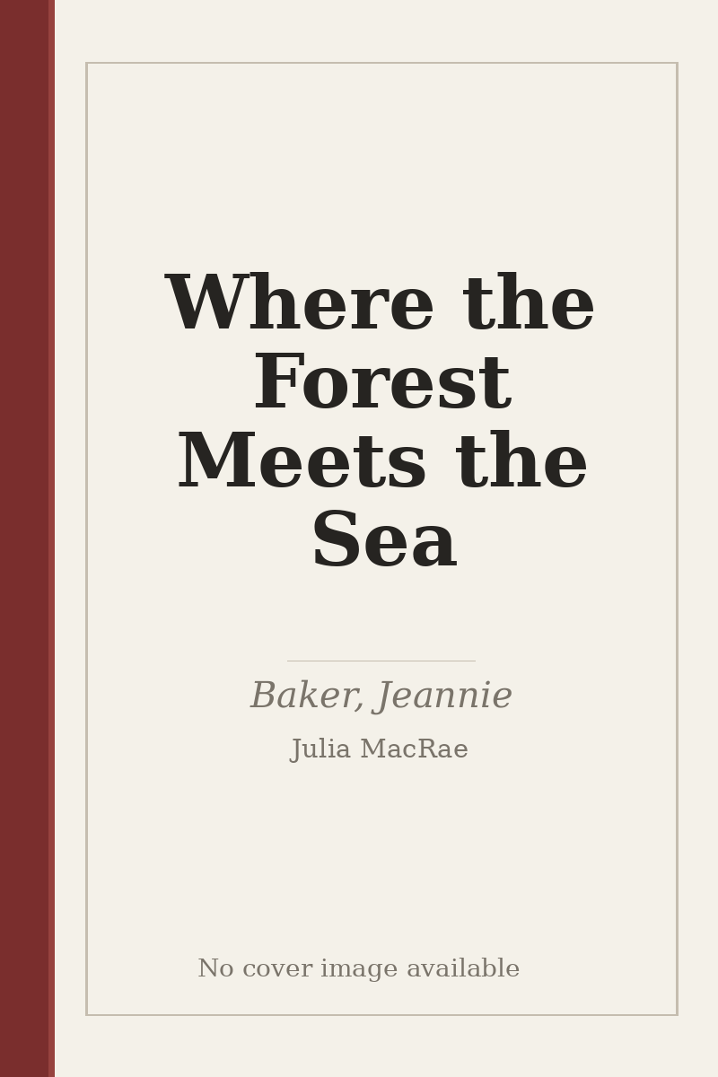 Where the Forest Meets the Sea - no cover image available