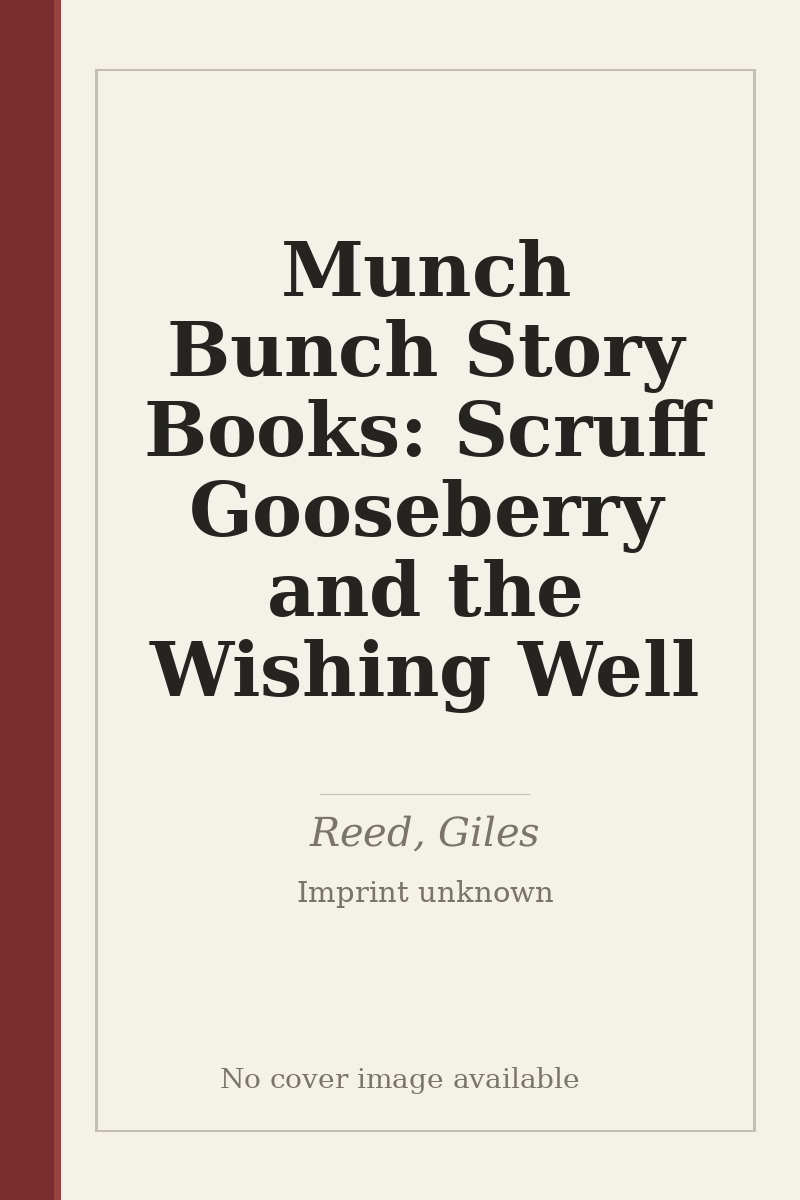 Munch Bunch Story Books: Scruff Gooseberry and the Wishing Well - no cover image available