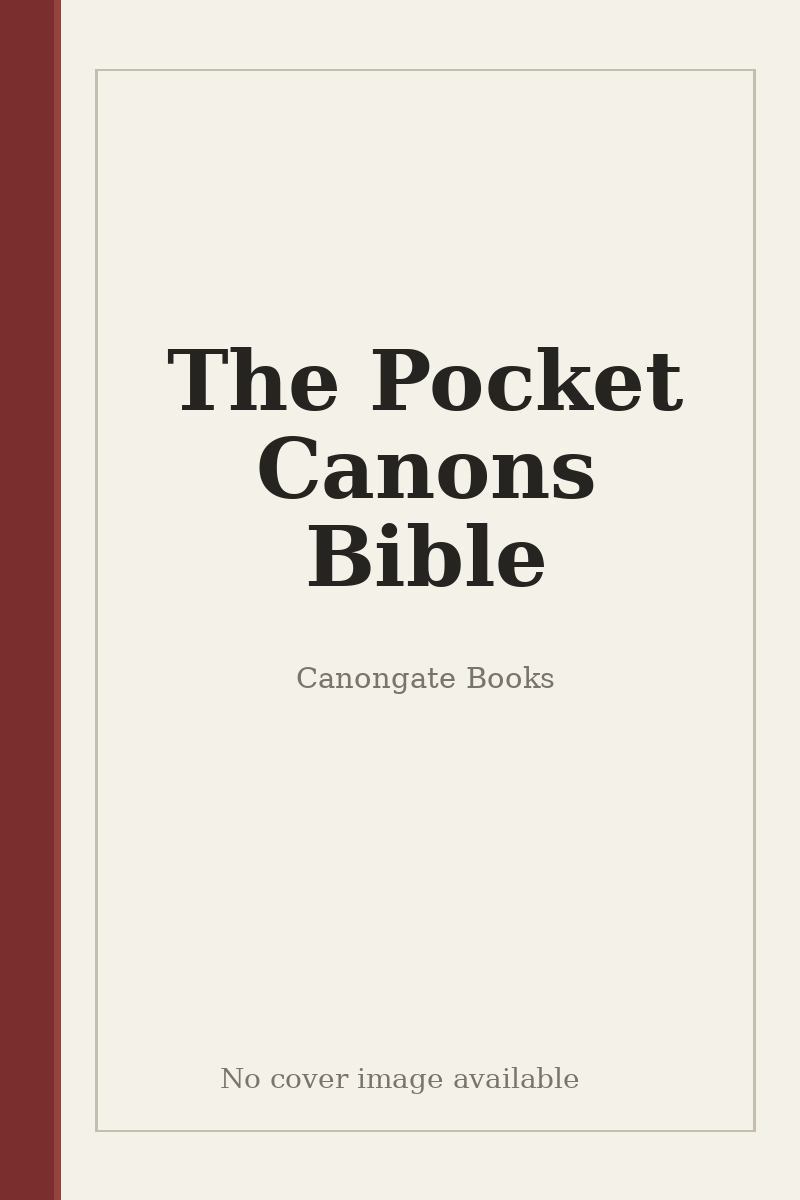 The Pocket Canons Bible - no cover image available