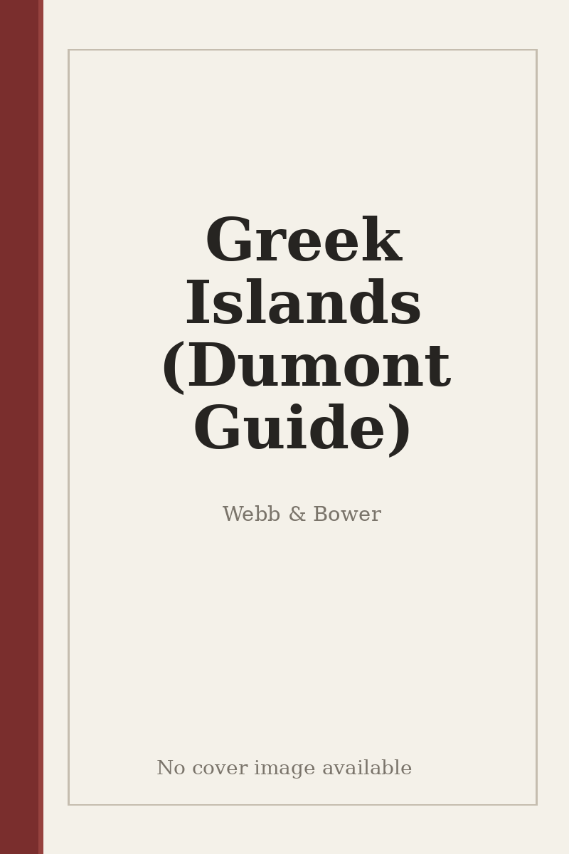 Greek Islands (Dumont Guide) - no cover image available