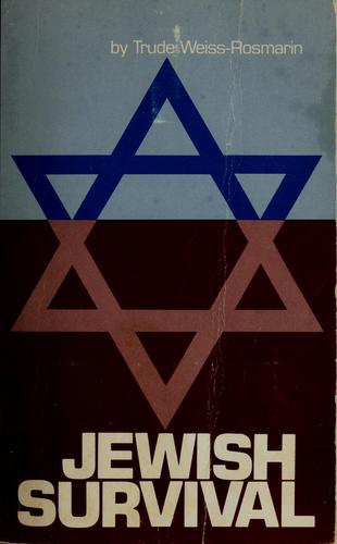 Jewish survival: Essays and studies