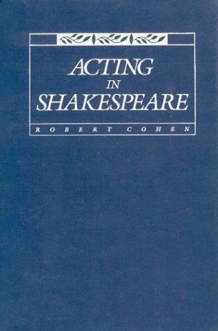 Acting in Shakespeare