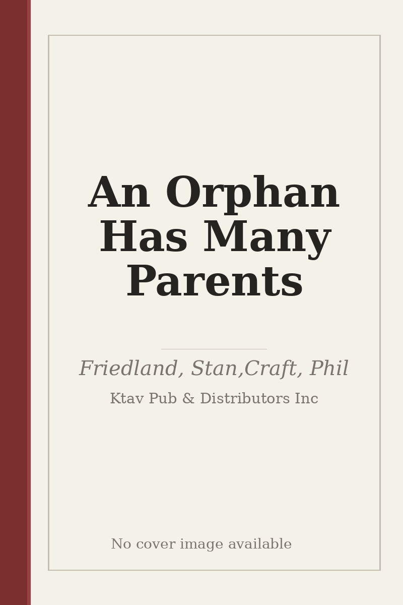 An Orphan Has Many Parents - no cover image available