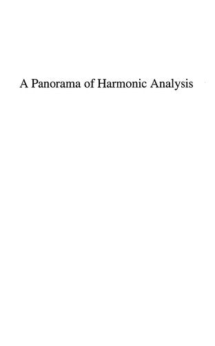 A Panorama of Harmonic Analysis: Series Number 27 (Carus Mathematical Monographs, Series Number 27)