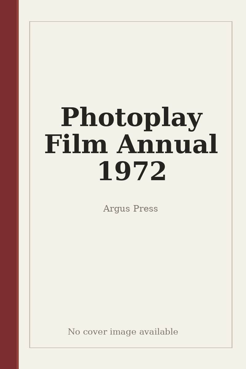 Photoplay Film Annual 1972 - no cover image available
