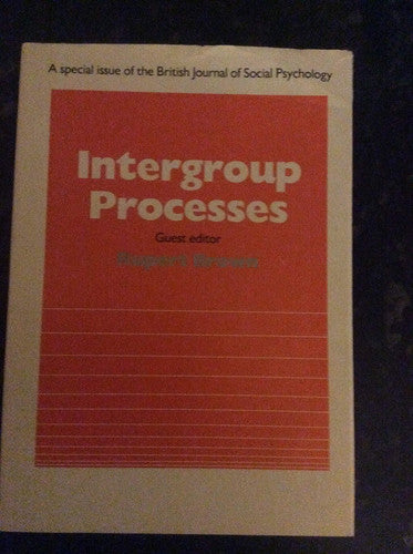 Intergroup Processes