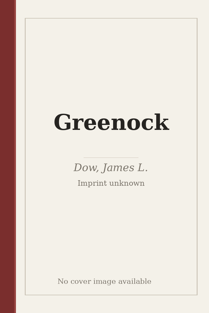 Greenock - no cover image available