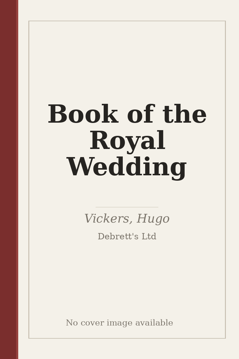 Book of the Royal Wedding - no cover image available