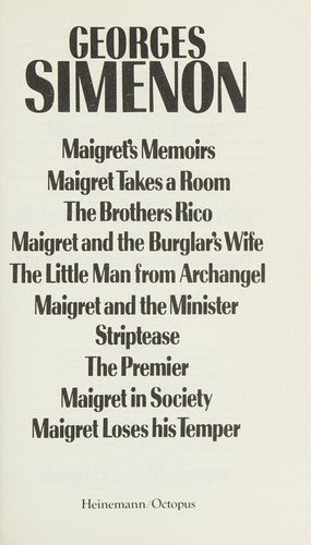 Maigret's Memoirs
