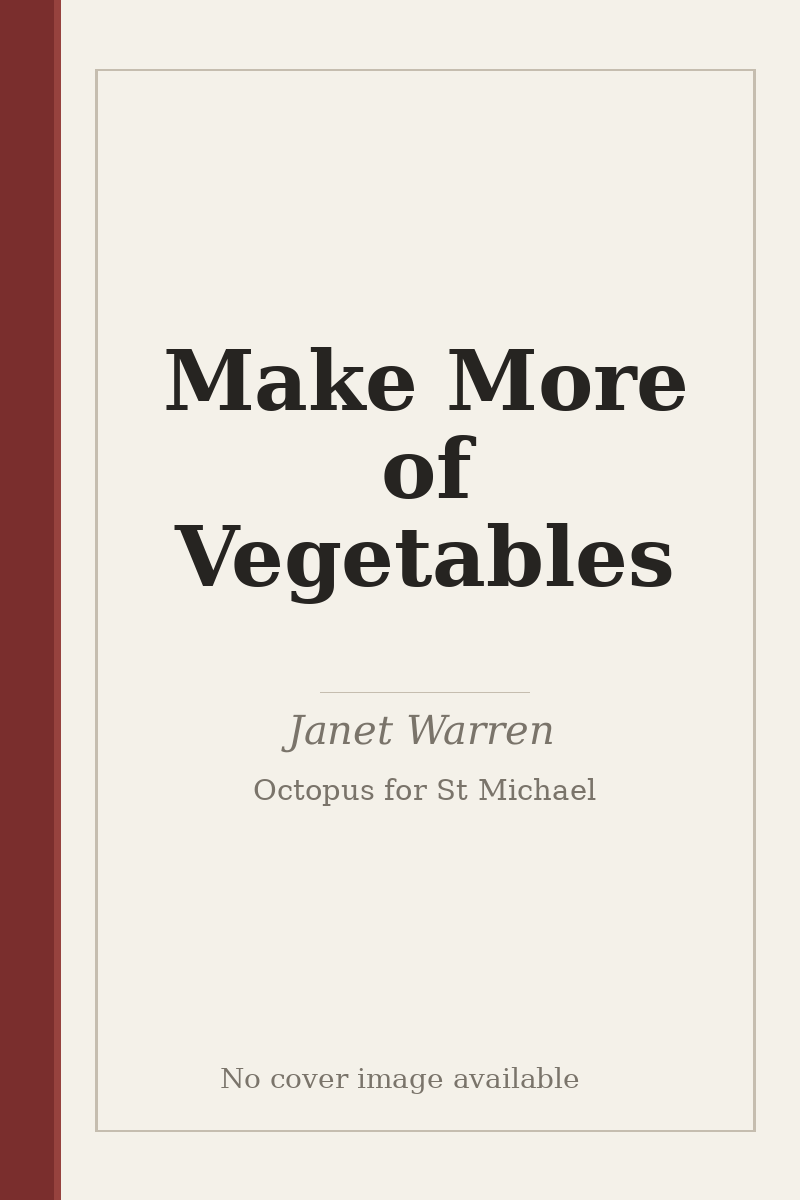 Make More of Vegetables - no cover image available