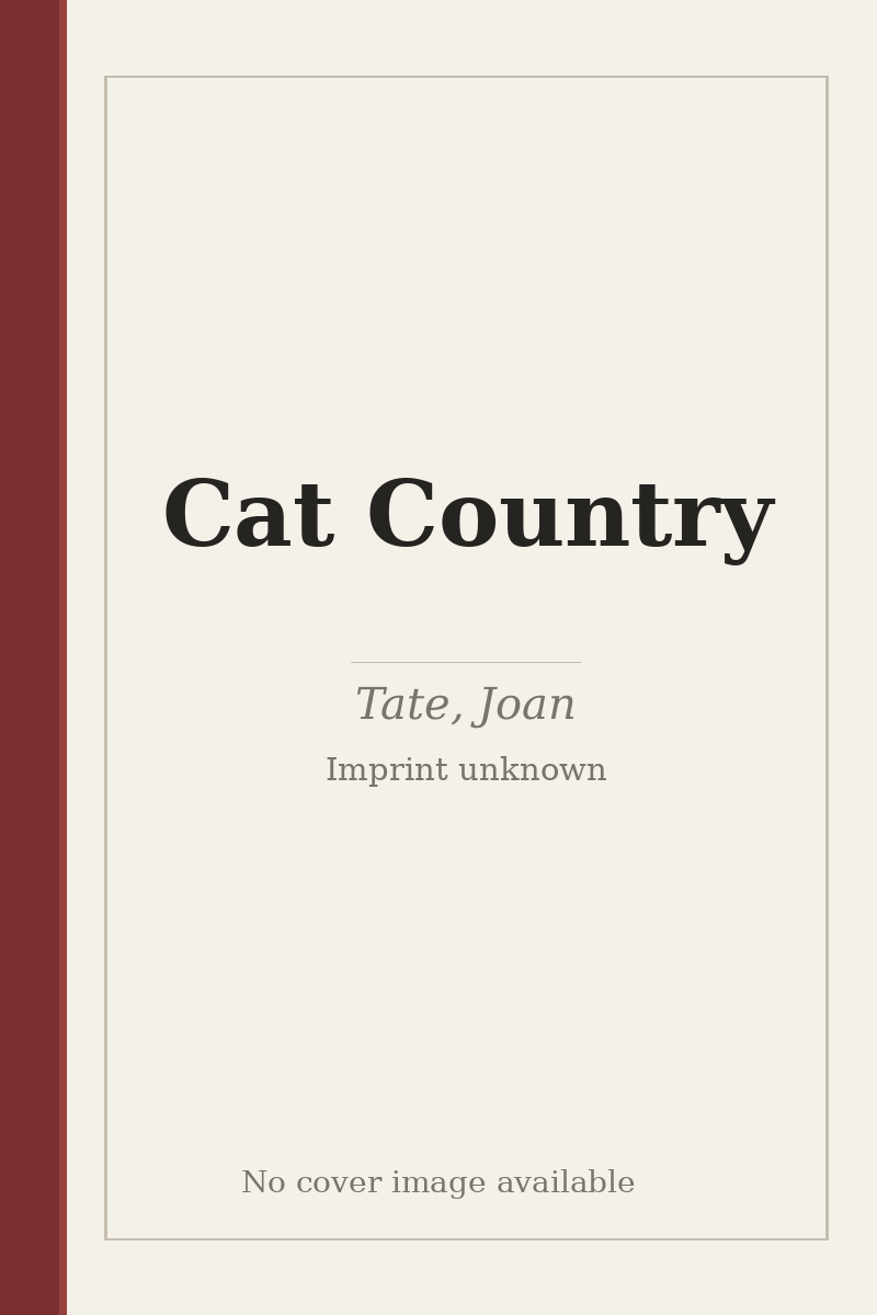 Cat Country - no cover image available