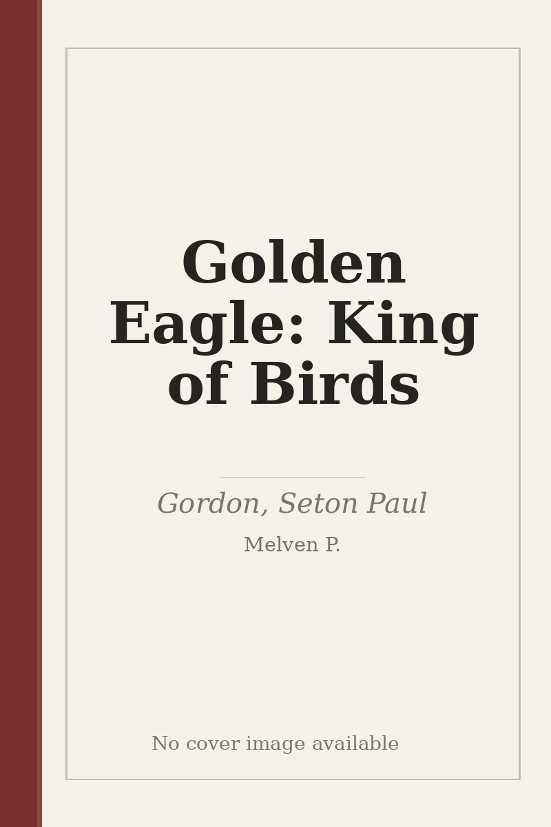 Golden Eagle: King of Birds - no cover image available