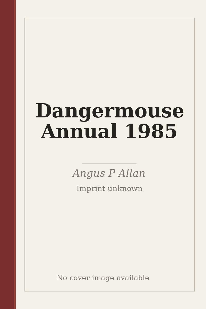 Dangermouse Annual 1985 - no cover image available