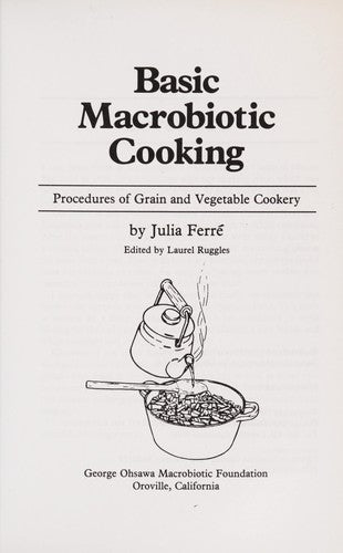 Basic Macrobiotic Cooking