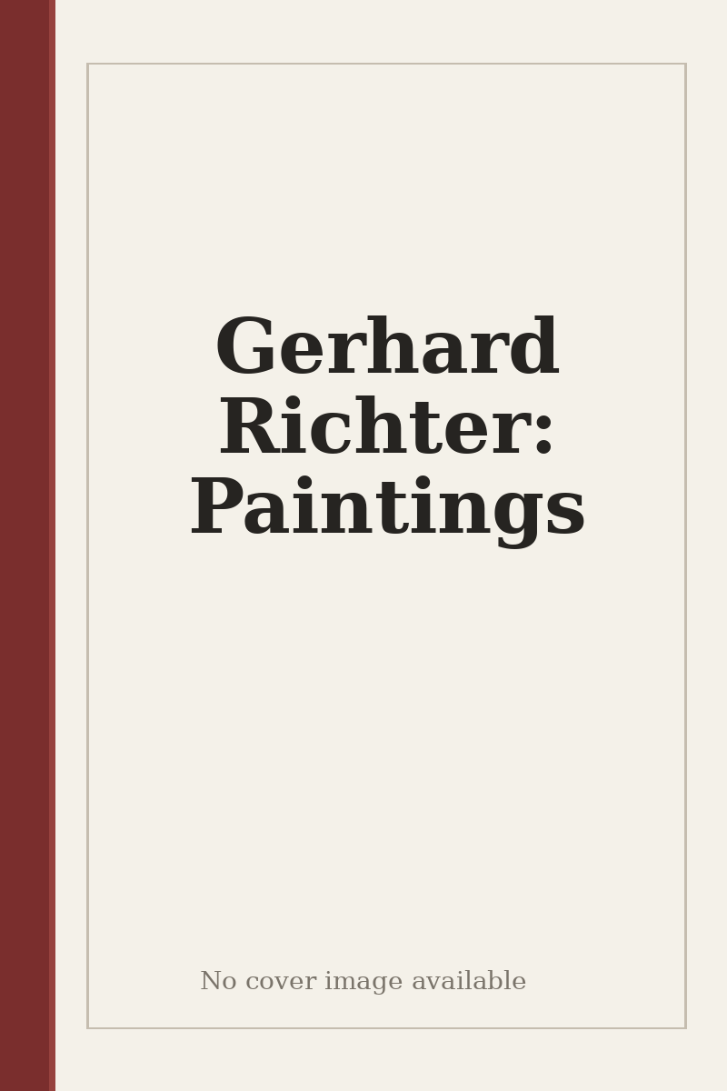 Gerhard Richter: Paintings - no cover image available