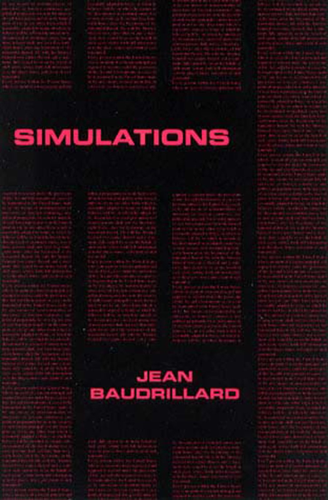 Simulations (Semiotext(e) / Foreign Agents)